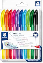 STAEDTLER Rainbow Ballpoint Pens (10-Pack) – £2