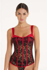 Sujetador Bra Top con Efecto Corsé Burlesque Lace a solo 8€