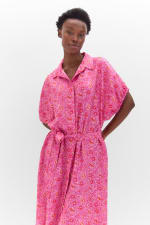 Vestido camisero estampado flor Cortefiel por 7.99€