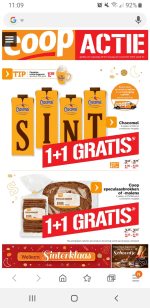 Chocomel en/of Speculaas 1+1 gratis