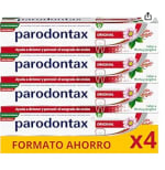 Pack 4x75 ml de Parodontax Original Pasta de Dientes Ayuda a Detener y Prevenir el Sangrado de Encías, Sabor Menta y Jengibre por 12.99€