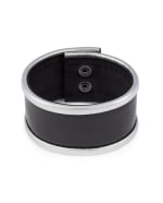 Pulsera Cuff fiochi Tous Accesorios Joya de piel en negro y plata por 19€