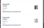 Samsung Galaxy s24 voor 380,05 euro ( lees uitleg)