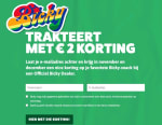 2 euro korting op je Bicky burger bij de frituur in november en december