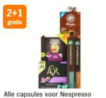 Alle capsules voor Nespresso 2+1 gratis bij de AH