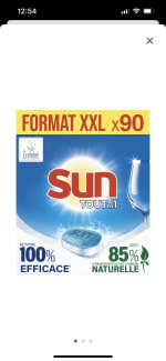 Avantages fidélité Tablette Lave-Vaisselle Tout en 1 SUN le paquet de 90 tablettes