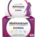 Multicentrum Donna - Suplemento multivitamínico completo para mujeres, con vitamina D, K, ácido fólico, calcio y hierro, para combatir el cansancio y la fatiga, 60 comprimidos por 13.99€
