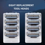 8 refis de barbeador compatível com Gillette Mach3 - R$ 15,07