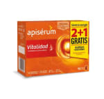 APISERUM Pack Vitalidad Cápsulas Jalea Real con Vitamina C Multivitamínico Vitaminas A,C,D,E,H y grupo B por 13,15€