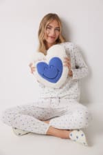 Women'secret Cojín corazón blanco Smiley pot 8,99€