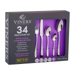 Viners 34-Piece Stainless Steel Cutlery Set - £29.98