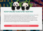 1 euro korting met een ticket online