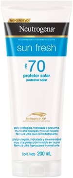 Protetor Solar da Neutrogena Sun Fresh Fator 70 de 200ml - R$ 92,90