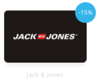 15% extra korting door middel van Jack&Jones cadeaubonnen