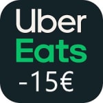 15€ de descuento en Uber Eats al registrarte