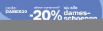 20% Korting op Alle Damesschoenen bij VanHaren met code