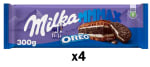 4 Tabletas de Milka MMMAX Oreo Tableta Grande de Chocolate con Leche de los Alpes con Relleno de Galleta Oreo y Doble Capa de Relleno de Vainilla 300g por 10.01€