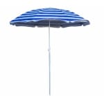 Quitasol 180 cm líneas blanco/azul Outback por $4.990
