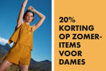 20% kassakorting op zomer-items voor dames bij WE