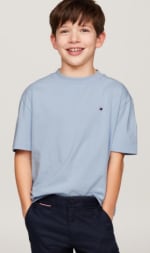 Polera Essential Con Logo Celeste Tommy Hilfiger por $44.790