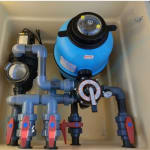 Compacto Caseta Depuradora 400 PISCINA Enterrada Montado