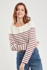 Bénédicte lace sailor top