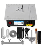 Mini sierra de mesa eléctrica de alta potencia máquina ajustable 7 velocidades hoja de 63mm DC24V 96W por solo 29,59€29,59€