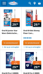 50% korting op Oral B elektrische tandenborstels