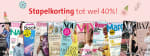 tot 40% stapelkorting op tijdschriften