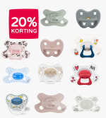 20% korting op alle fopspenen bij Prenatal