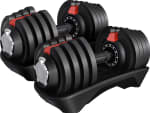 Yaheetech Dumbbells 18KGx2/24KGx2 Set 12-in-1 with Safety Locking Mechanism - £139.99
