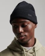 Gather a Superdry men's organic cotton vintage logo beanie at eBay for £6