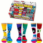 United Oddsocks The Stress - Caja de 6 Calcetines Estampados Unisex Por 17,58€