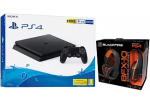 Consola - PS4 500 GB, Mando incluido, Negro + Ardistel BlackFire BFX-10 por 299€