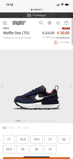 Supersale bij Snipes. Kindersneakers voor €30