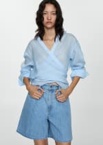 Shorts vaqueros pinzas para Mujer por 7.99€