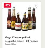 Diverse Mega packs bier met 25% korting bij Hopt.nl