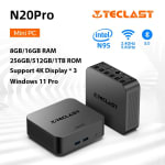 Teclast N20 Pro, Mini PC, Intel N95, 8GB+256GB por 87,34€
