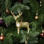 Habitat Reindeer Christmas Tree Decoration – Gold – £2.50