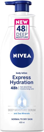 Nivea Express Hydration Body Lotion 400ml for £3.25 at Amazon