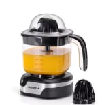 Exprimidor de Naranjas Electrico Acero Inoxidable 1,2 L de Capacidad,Silencio,Rotación Bidireccional 2 conos distintos Indicador LED 40W por 13,21€
