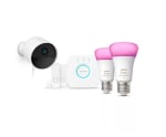 Pack sécurité PHILIPS Hue Secure WCA camera capt ampoules E27 à 249,99€