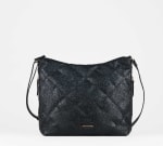 Bolso bandolera de piel sintética sintética. Color negro por 15,99€
