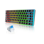 Teclado mecánico AK33 Switches azules 82 teclas por 16,20€
