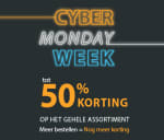 Tot 50% korting op het GEHELE assortiment bij Rolgordijnen expert Cyber Monday Week