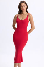 Lois Plunge Open-Back Midaxi Dress – Available for £29