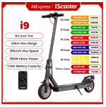 Trottinette Électrique IScooter i9 pour Adulte. 350W. 7.5 Ah. à 127,63€
