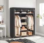 SONGMICS Garderobe, linnenkast, met kledingstang en rekken voor €18,99 bij Ochama