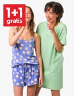 1+1 gratis op dames nachtmode bij HEMA