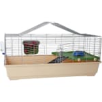 Amazon Basics Jaula hábitat para animales pequeños con accesorios, 124 x 68 x 52 cm, tan sólo 19€